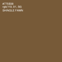 #775B38 - Shingle Fawn Color Image